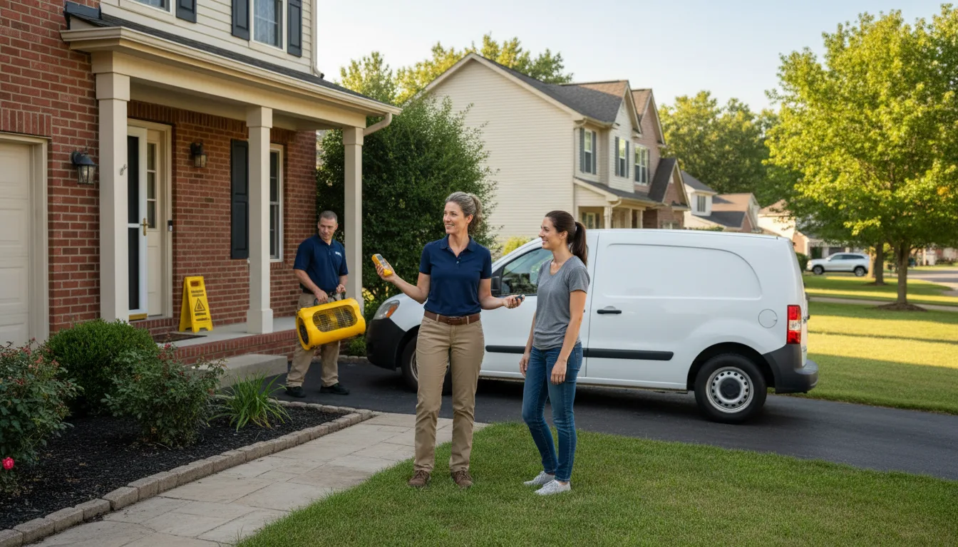 Water restoration image for Flood Water Cleanup, Removal And Restoration Services in Victor, NY